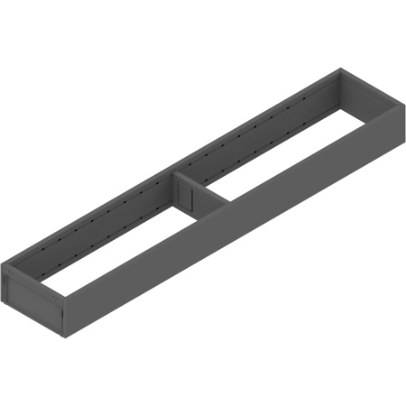 AMBIA-LINE Rama, pt LEGRABOX/MERIVOBOX Sertar, Otel, NL=550 mm, Latime=100 mm, gri-orion mat