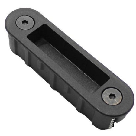 Contraplaca magnetica pentru usi de interior cu toc de aluminiu AGB ALUTOP XT - Negru