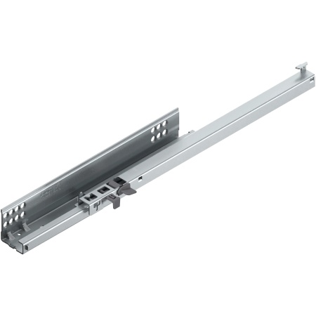 Glisiera TANDEM 17-19mm, extensie partiala, 30kg, cu TIP-ON, NL=460mm, stanga, cu stift fixare, zincat