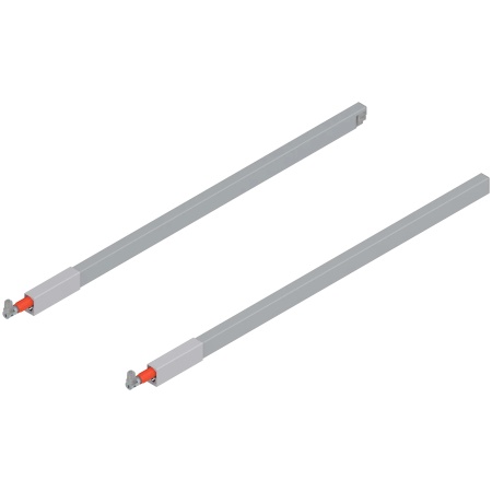 Lonjeron sertar TANDEMBOX antaro 600mm, stg.+dr., gri aluminiu R9006
