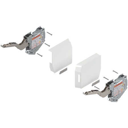 Mecanism ridicare AVENTOS HK-S, factor putere 220-500, simetric, alb-matase/inox-g ( set 2 bucati )