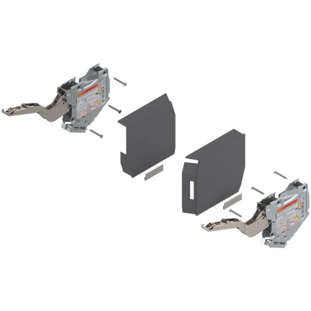 Mecanism ridicare AVENTOS HK-S, factor putere 900-2215, pt TIP-ON, gri-inchis/inox