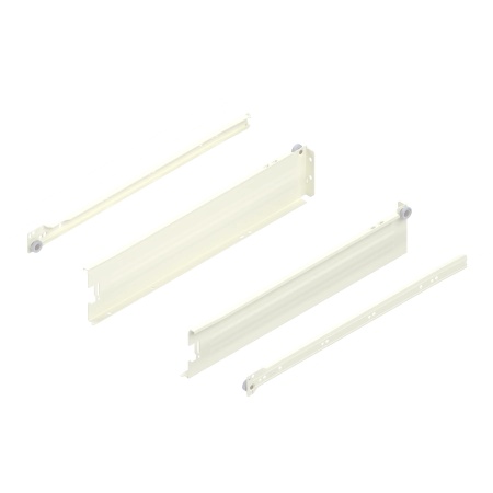 METABOX, mediu, lungime 450 mm, knock-down, suruburi, albcrem 320M4500C