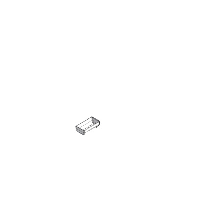 ORGA-LINE, Caseta organizare, lungime=176mm, latime=88mm inox-periat/gri inchis