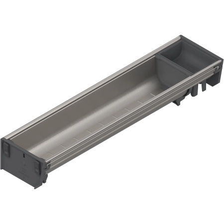 ORGA-LINE, Set casete TANDEMBOX, NL=450mm, KB=275mm, latime=103mm Inox-periat/gri inchis (ocupare partiala)