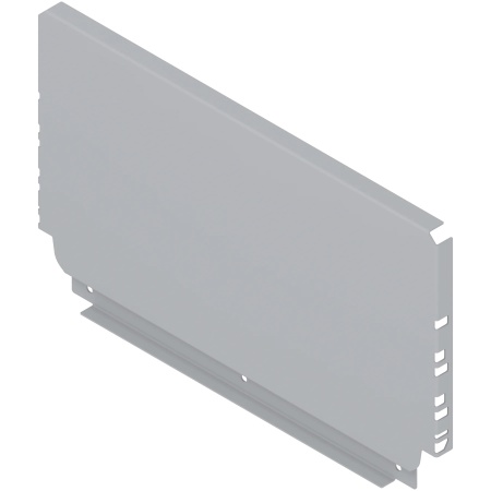 Perete posterior TANDEMBOX, otel, D, H=224mm, LW=362.5-363.4mm, culoare gri aluminiu R9006