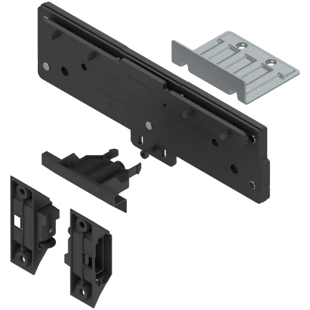 REVEGO duo - Set de montare pentru doua usi duble combinate, negru