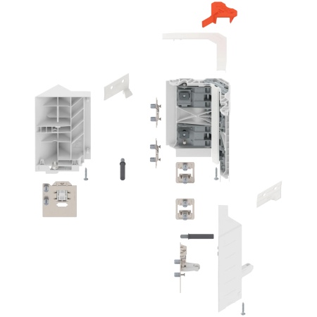 Set sincronizare SYNCROMOTION pt TANDEMBOX, culoare Seidenweiss (alb sidefat)