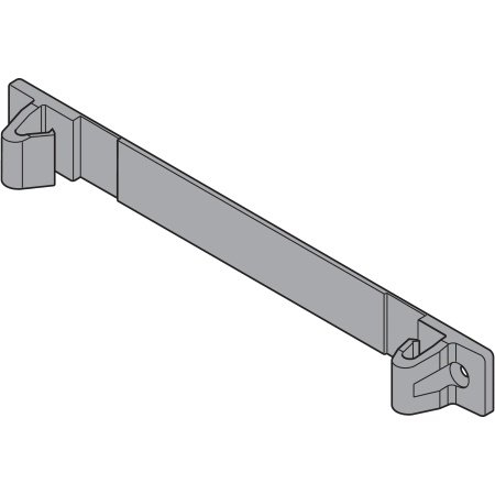 Suport profil portant SERVO-DRIVE vertical, montaj spate, gri inchis R7037