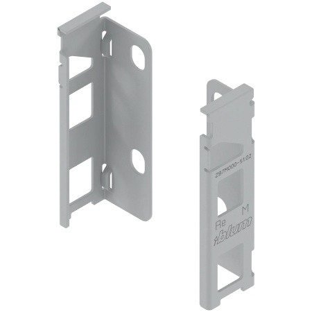 Suport spate sertar, dr+stg LEGRABOX M, 106mm argintiu polar mat