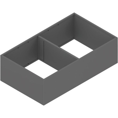 AMBIA-LINE Adaptor perete posterior din lemn pt LEGRABOX extr front inalt inaltime C, gri-orion mat