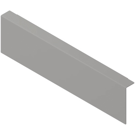AMBIA-LINE Adaptor perete posterior din lemn, pt MERIVOBOX Sertar inaltime M, Otel, gri indiu mat