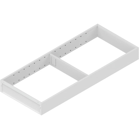 AMBIA-LINE Rama, pt LEGRABOX/MERIVOBOX Sertar, Otel, NL=500 mm, Latime=200 mm, alb-matase mat