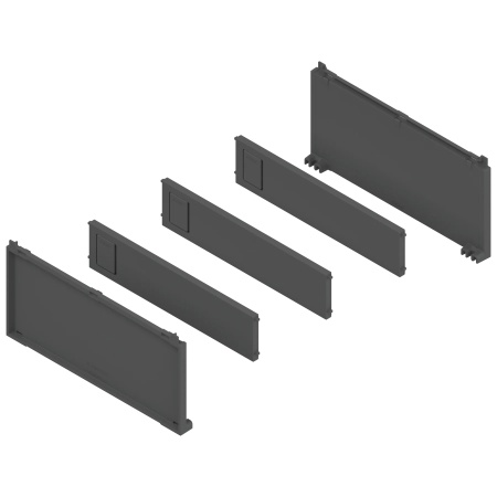 AMBIA-LINE Set pt sticle, pt LEGRABOX/MERIVOBOX, gri-orion mat