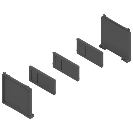 AMBIA-LINE Set pt sticle, pt LEGRABOX/MERIVOBOX, gri-orion mat