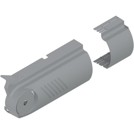 Capac acoperire pt mecanism ridicare AVENTOS HF, stanga, striat, gri deschis, pentru SERVO-DRIVE