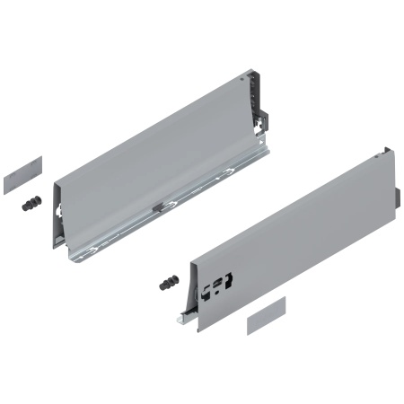 Laterala sertar TANDEMBOX K 400 mm, dr+stg, pentru TANDEMBOX antaro, gri aluminiu
