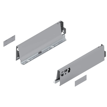 Laterala sertar TANDEMBOX M 83 mm, 300 mm, dr+stg, pentru TANDEMBOX intivo/antaro, gri aluminiu