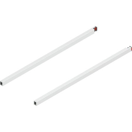 Lonjeron sertar MERIVOBOX 550mm, dr+stg, alb matase mat