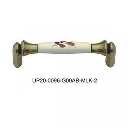 Maner metalic - UP20 - antichizat portelan MLK- floare toamna