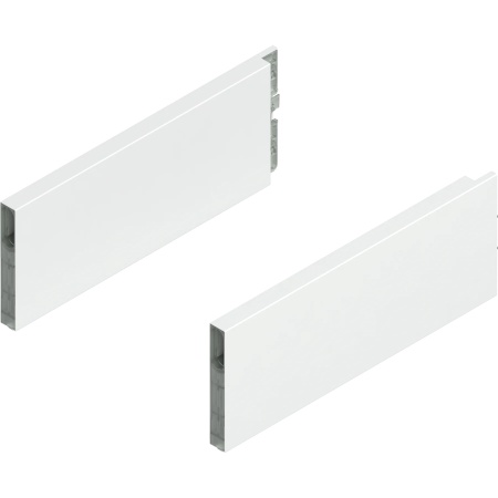 MERIVOBOX BOXCAP, NL=270mm, dreapta+stanga, inaltime E, alb matase, BLUM