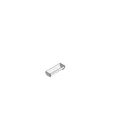 ORGA-LINE, Caseta organizare, lungime=264mm, latime=88mm inox-periat/gri inchis