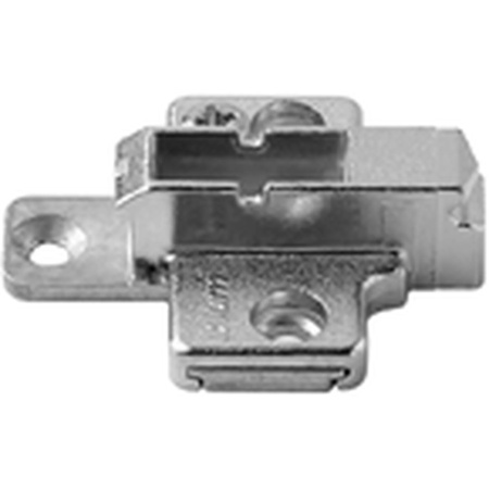 Placuta balama CLIP, in cruce, inaltare 6mm, Negru onix 175H9160