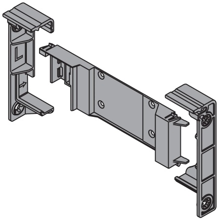 Suport profil portant SERVO-DRIVE, gri inchis R7037