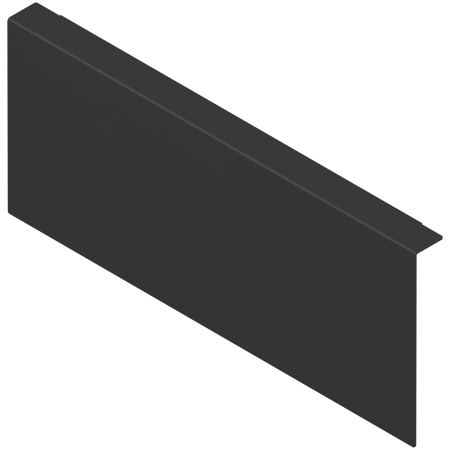 AMBIA-LINE Adaptor perete posterior din lemn, LEGRABOX/MERIVOBOX Sertar inaltime K, Otel, negru-carbon mat