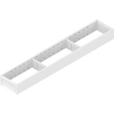 AMBIA-LINE Rama, pt LEGRABOX/MERIVOBOX Sertar, Otel, NL=600 mm, Latime=100 mm, alb-matase mat