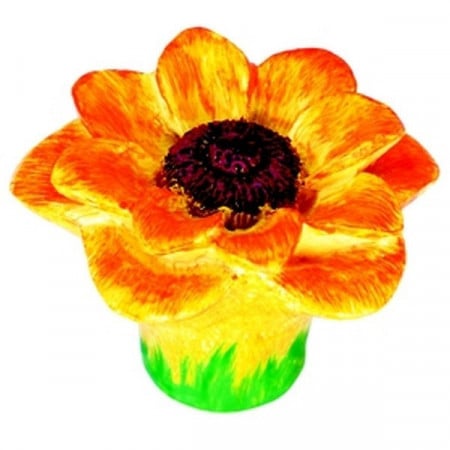Buton plastic SIRO ( mobilier copii ) - Floarea soarelui