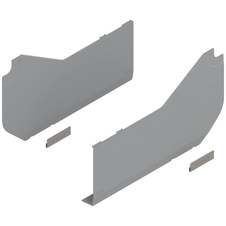 Capac acoperire pentru AVENTOS HL, dreapta+stanga, gri-deschis/inox-periat-longitud, 20L8020 ABD R+L V1HGIG