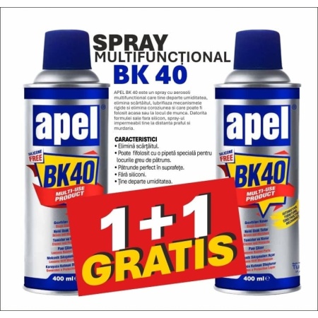 Lubrifiant multifunctional 400 ml BK40 1+1 Gratis