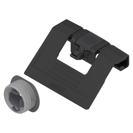 Maner cu zavor pentru sertar interior TANDEMBOX intivo/antaro, negru/gri-praf