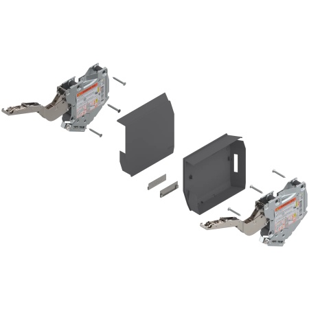 Mecanism ridicare AVENTOS HK-S, factor putere 400-1000, pt TIP-ON, gri inchis/inox