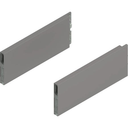 MERIVOBOX BOXCAP, NL=270mm, dreapta+stanga, inaltime E, gri indiu mat BLUM