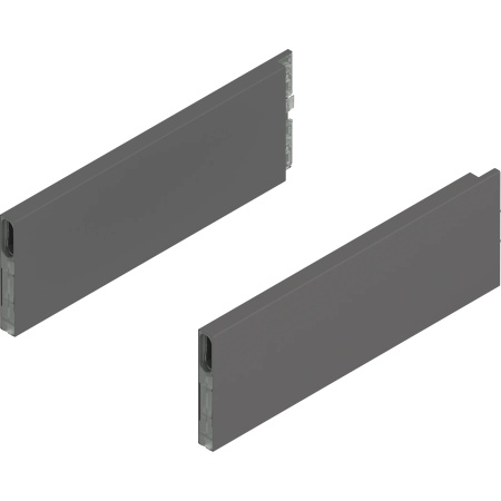 MERIVOBOX BOXCAP, NL=300mm, dreapta+stanga, Inaltime E, gri-orion mat