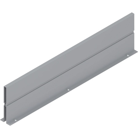 ORGA-LINE, Perete intermediar L=650mm pt TANDEMBOX intivo/antaro, extragere cu front inalt, culoare gri aluminiu R9006