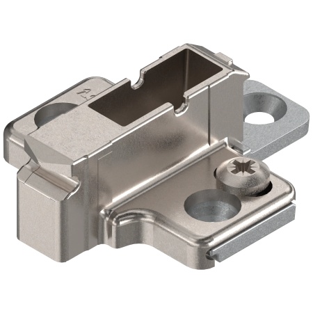 Placuta balama CLIP, in cruce, inaltare 9mm, zinc, din 2 piese+ NI 175H9190