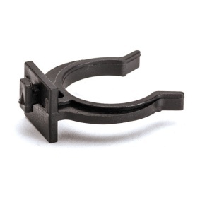Element fixare plinta PVC la picior AXILO 48, plastic negru