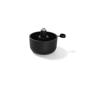 Picior nivelator reglabil, diam 48 mm, H = 17 mm, reglaj 15mm, negru