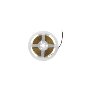 Banda LED COB FREE CUT alb cald, 2700K, latime 8mm, 11W/m, 528 leduri/m, L=5m/rola, dimabila, 2 x MiniAmp