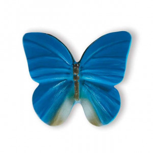 Buton plastic SIRO ( mobilier copii ) - Fluture albastru