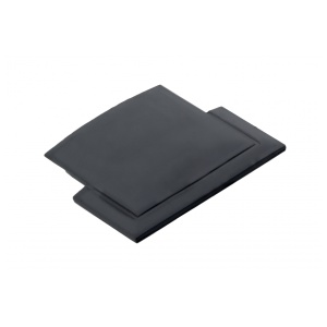 Capac lateral profil din aluminiu pentru LED GLAX, negru, blister 10 buc