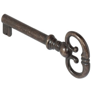 Cheie mobilier tija 38mm, antichizata bronz