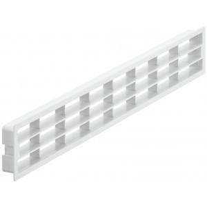 Grila aerisire plastic 458 x 65 mm - alb 571.77.705