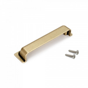 Maner metalic CASABLANCA - 96mm - Antichizat auriu
