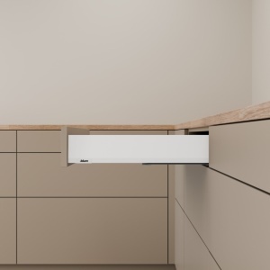Pachet Blum MERIVOBOX M, 400 mm, alb-matase mat, BLUMOTION