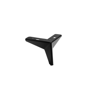 Picior STAR 105mm, otel, negru mat