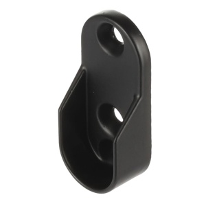 Suport bara haine, metalic, 30x15mm, negru mat